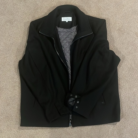 Calvin Klein Men’s Wool Coat. Size L. - Picture 2 of 6